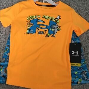 Under Armour Swim Trunks & Shirt NWT